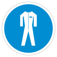 Знак безопасности Работать в защитной одежде (M07)